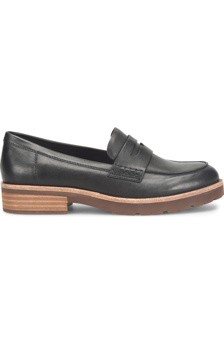 Kork-Ease<sup>®</sup> Carlisle Penny Loafer, Alternate, color, Black