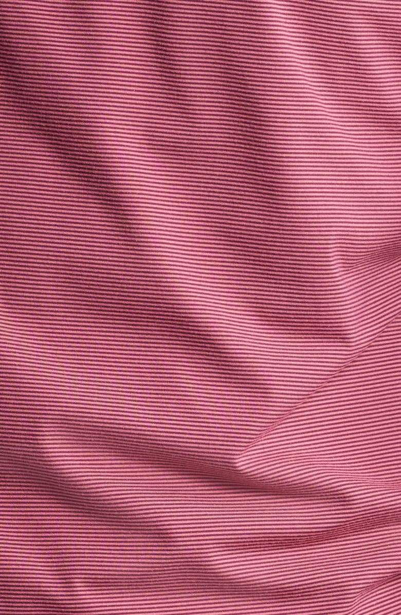 Scott Barber Microstripe Knit Quarter Zip Pullover, Alternate, color, 