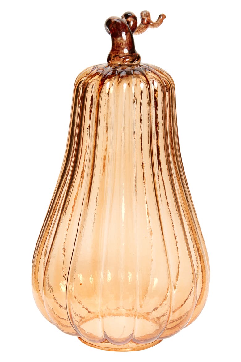 Decorative Glass Gourd, Main, color, TAN CASHEW