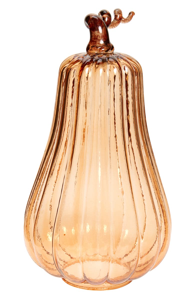 Rachel Parcell Decorative Glass Gourd, Main, color, 