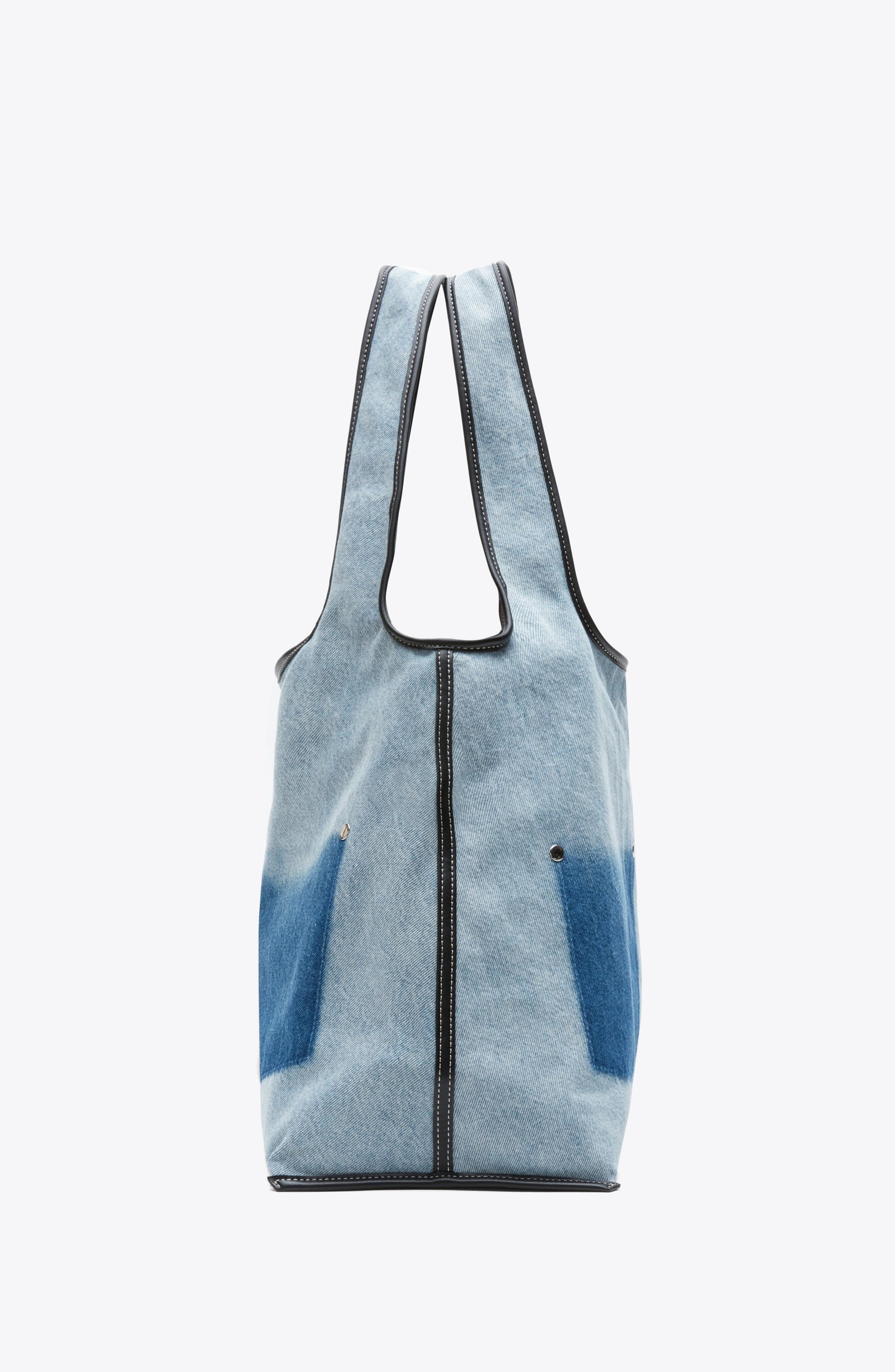 3.1 Phillip Lim Ghost Patch Market Tote Bag, Alternate, color, Light Denim