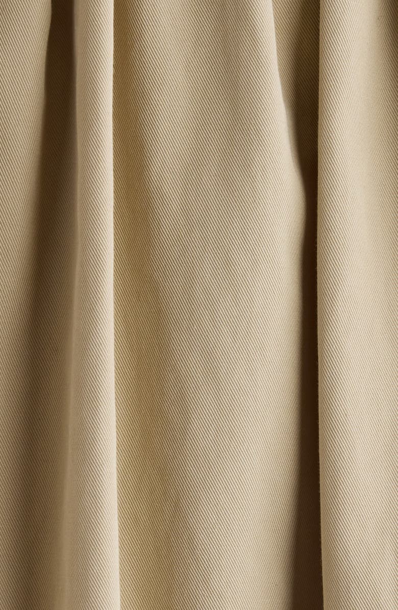 Chloé Puff Sleeve Gathered Cotton Gabardine Crop Jacket, Alternate, color, Smoky Beige