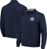 COLOSSEUM Men's Colosseum Navy Georgetown Hoyas Tortugas Logo Quarter-Zip Jacket