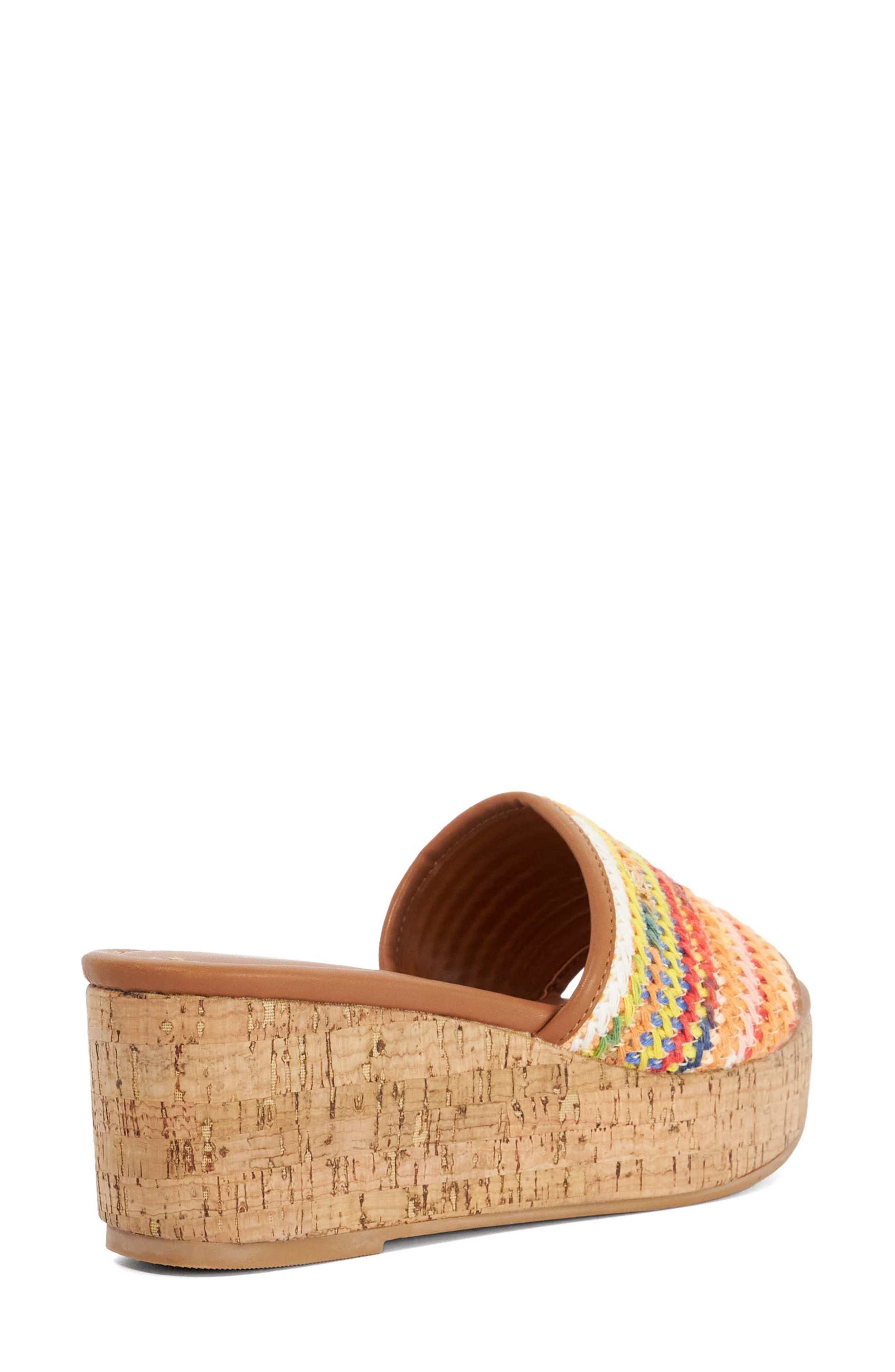 Dune London Kissess Slide Sandal, Alternate, color, Multi
