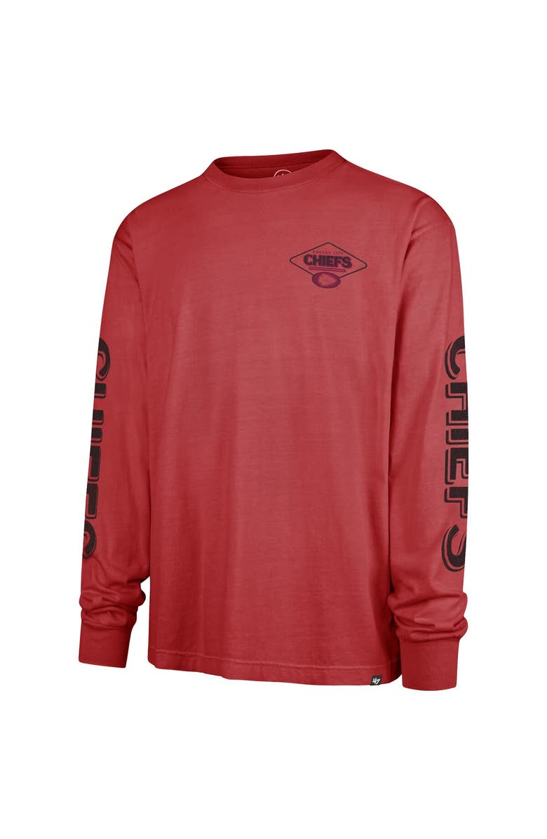 '47 Men's '47 Red Kansas City Chiefs Cairn Ravine Foundation Long Sleeve T-Shirt, Alternate, color, Red