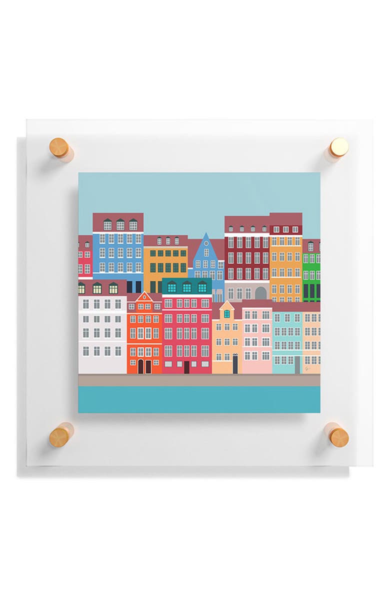 Deny Designs Denmark Nyha Floating Art Print, Main, color, 