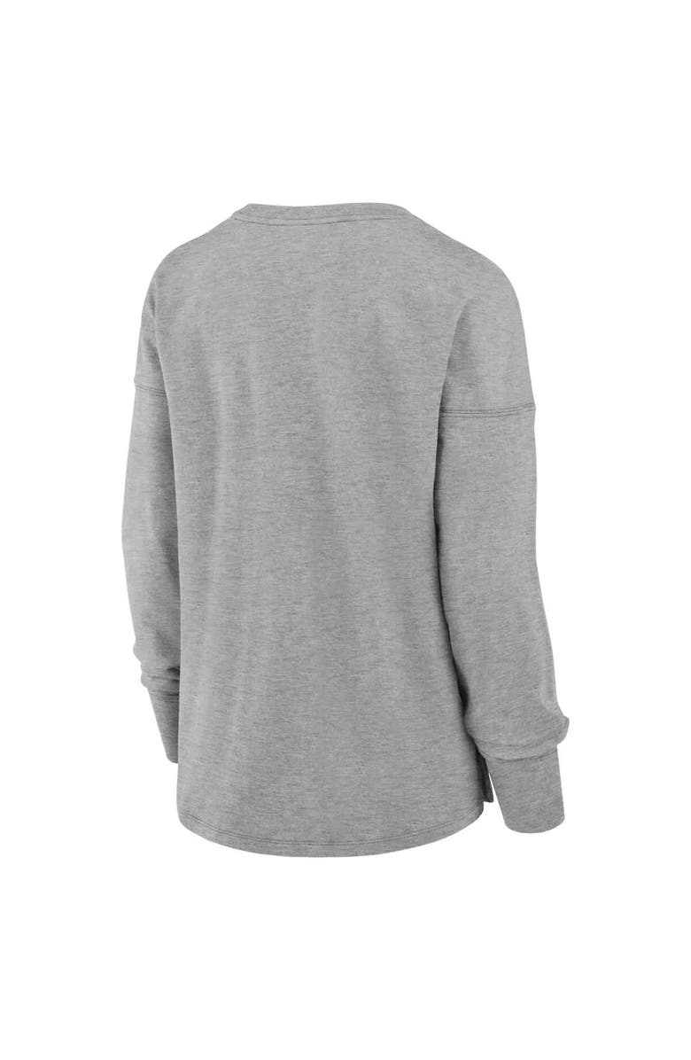 FANATICS Women's Fanatics Heather Gray Dallas Cowboys Hometown Legacy Long Sleeve T-Shirt, Alternate, color, Heather Gray