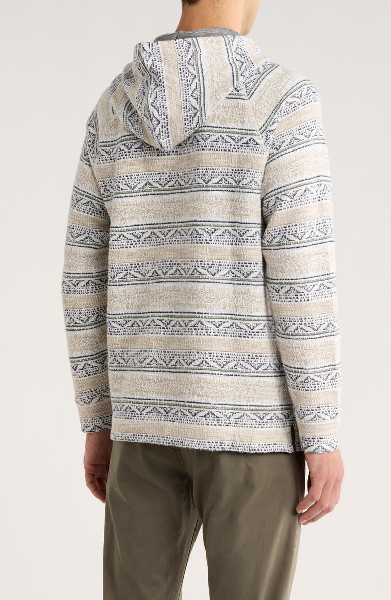 Tommy Bahama Golden Sands Baja Cotton Hoodie, Alternate, color, Coconut