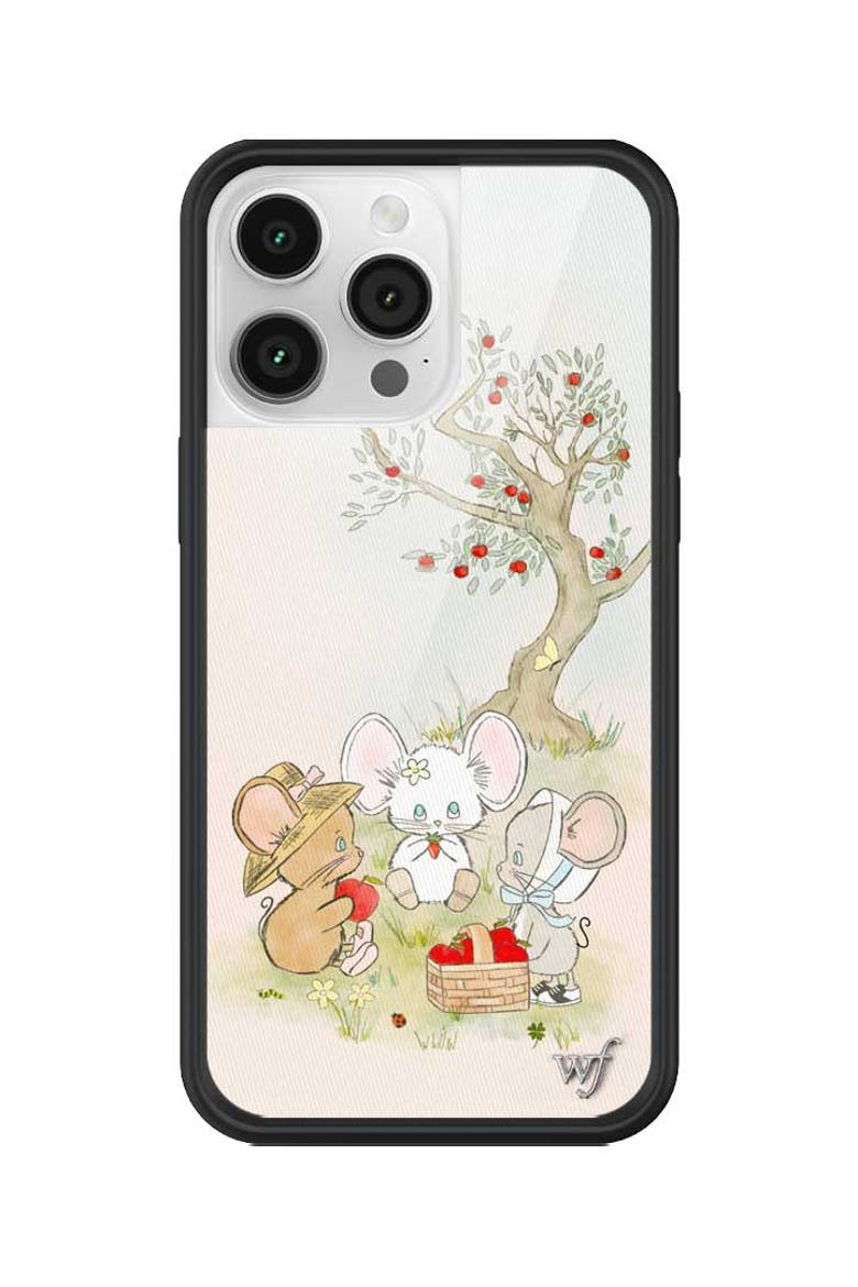Mice Friends iPhone Case, Alternate, color, Tan