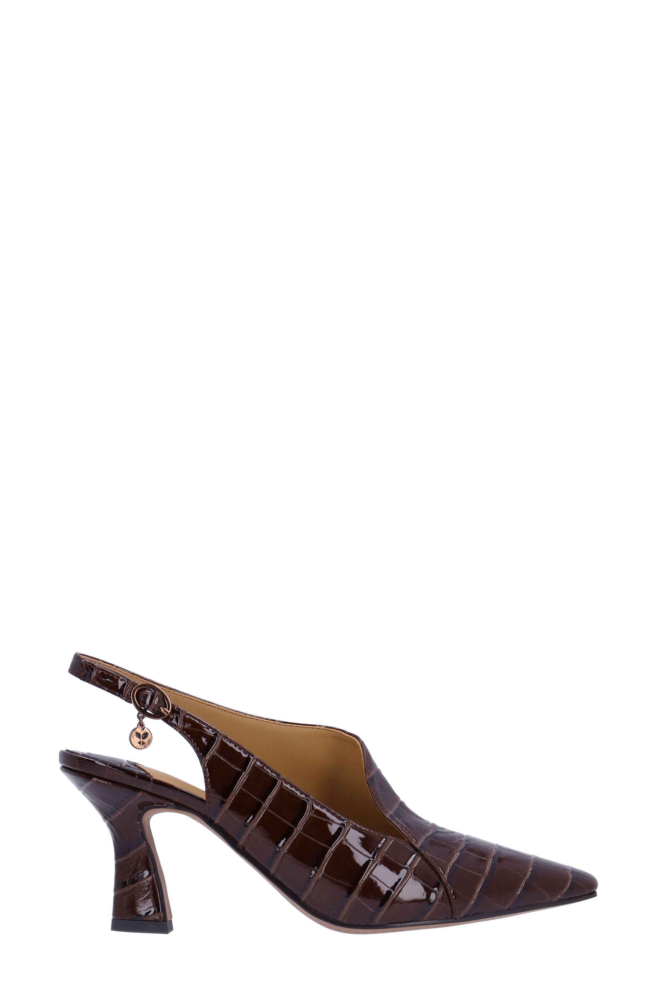Prissy Slingback Pump, Alternate, color, BROWN