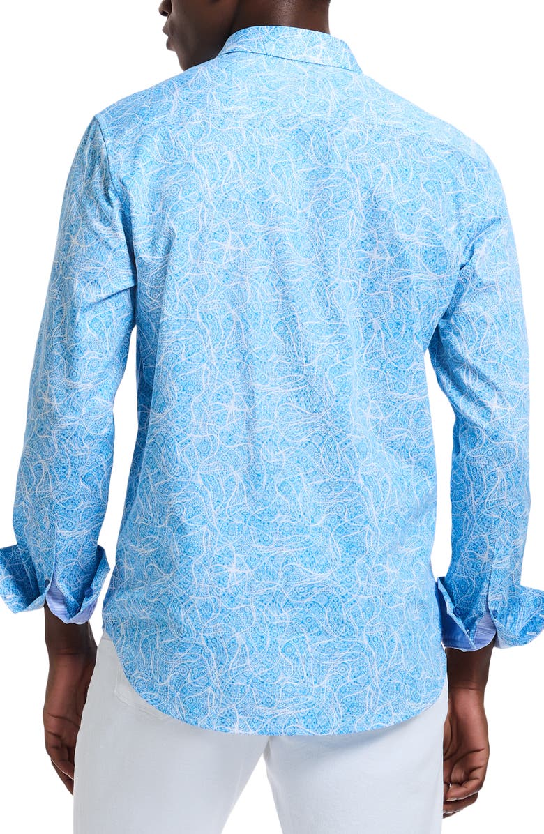 Robert Graham Stelvio Cotton Button-Up Shirt, Alternate, color,