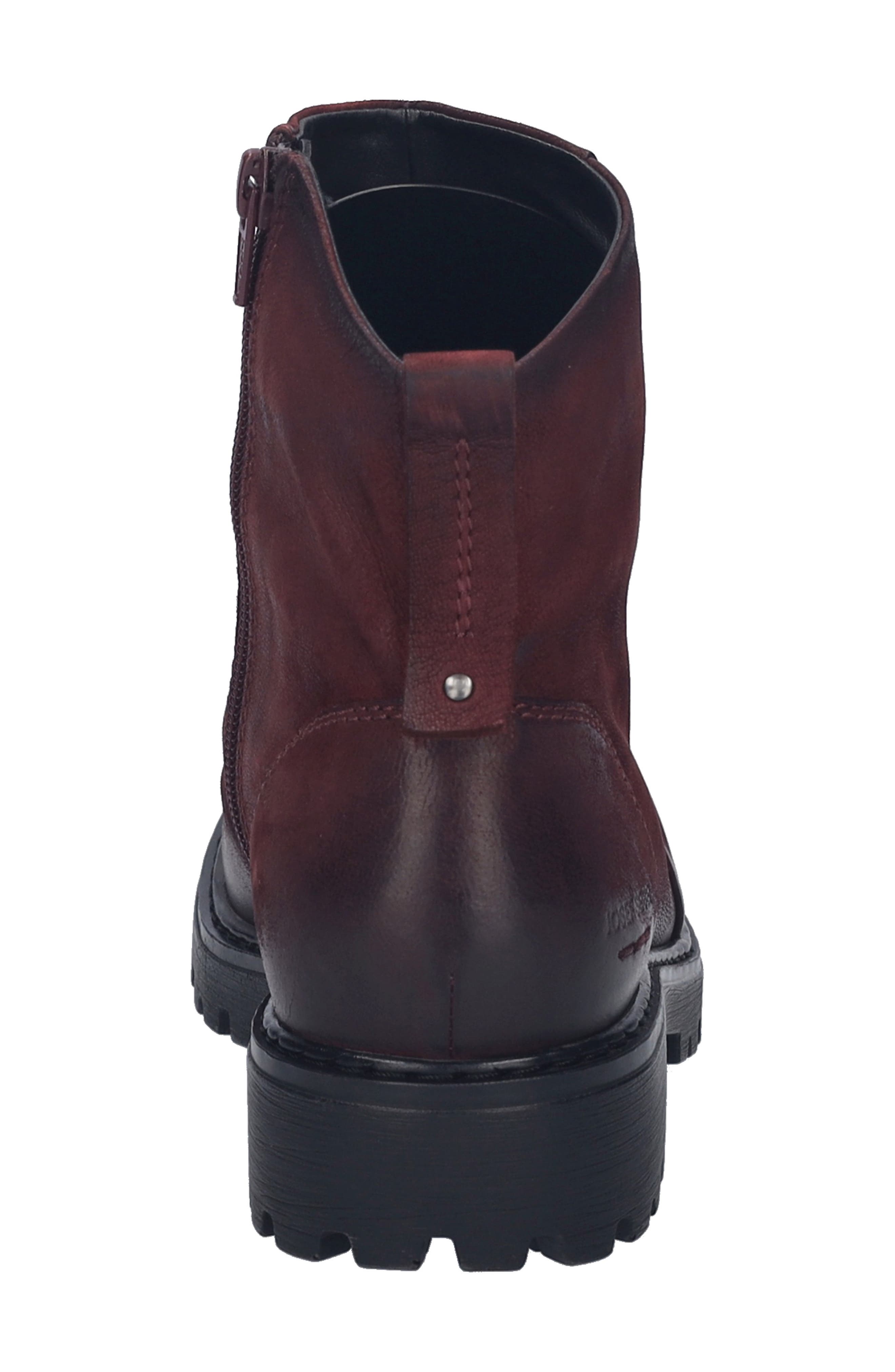 Melinda Bootie, Alternate, color, BORDO