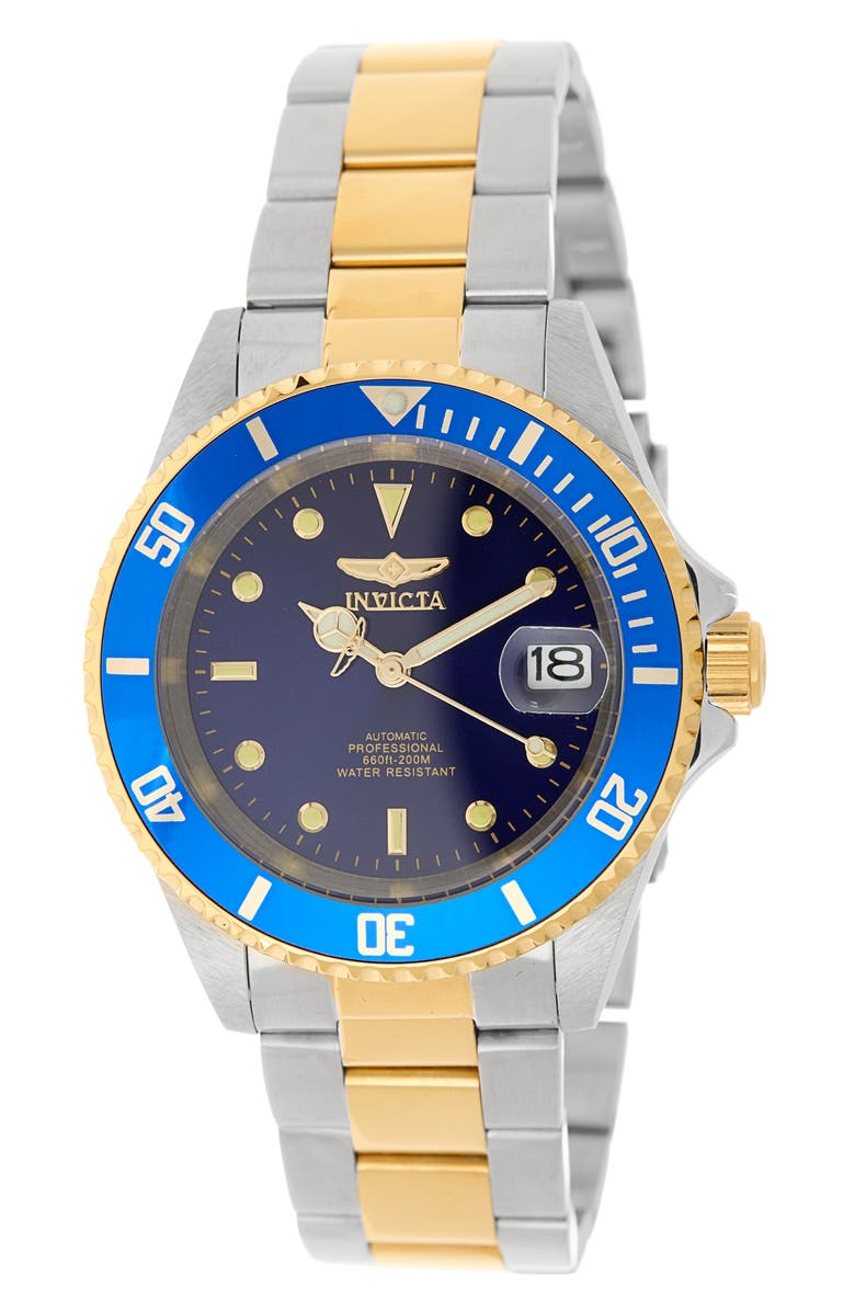 INVICTA Pro Diver Bracelet Strap Automatic Watch, 40mm, Main, color, 