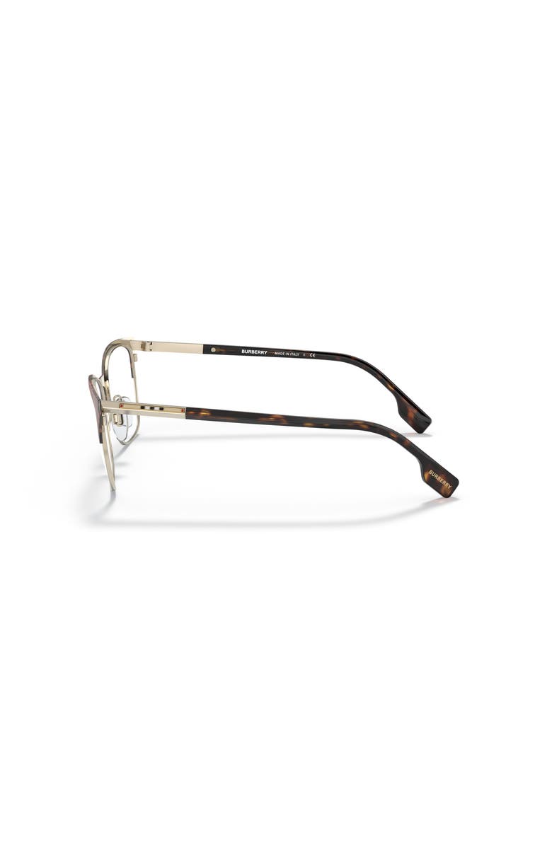 Burberry 54mm Cat Eye optical glasses, Alternate, color, Gold