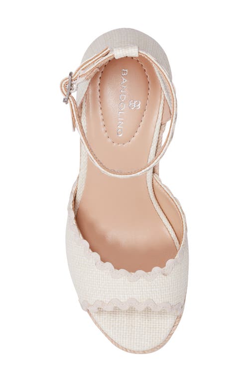 Bandolino Kendri Espadrille Wedge Sandal In Ivory