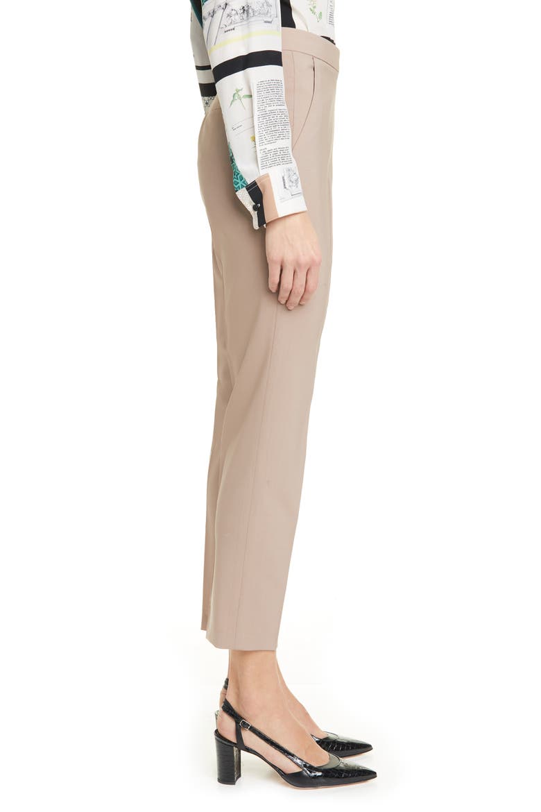 Clive Ankle Stretch Wool Trousers, Alternate, color, CINNAMON