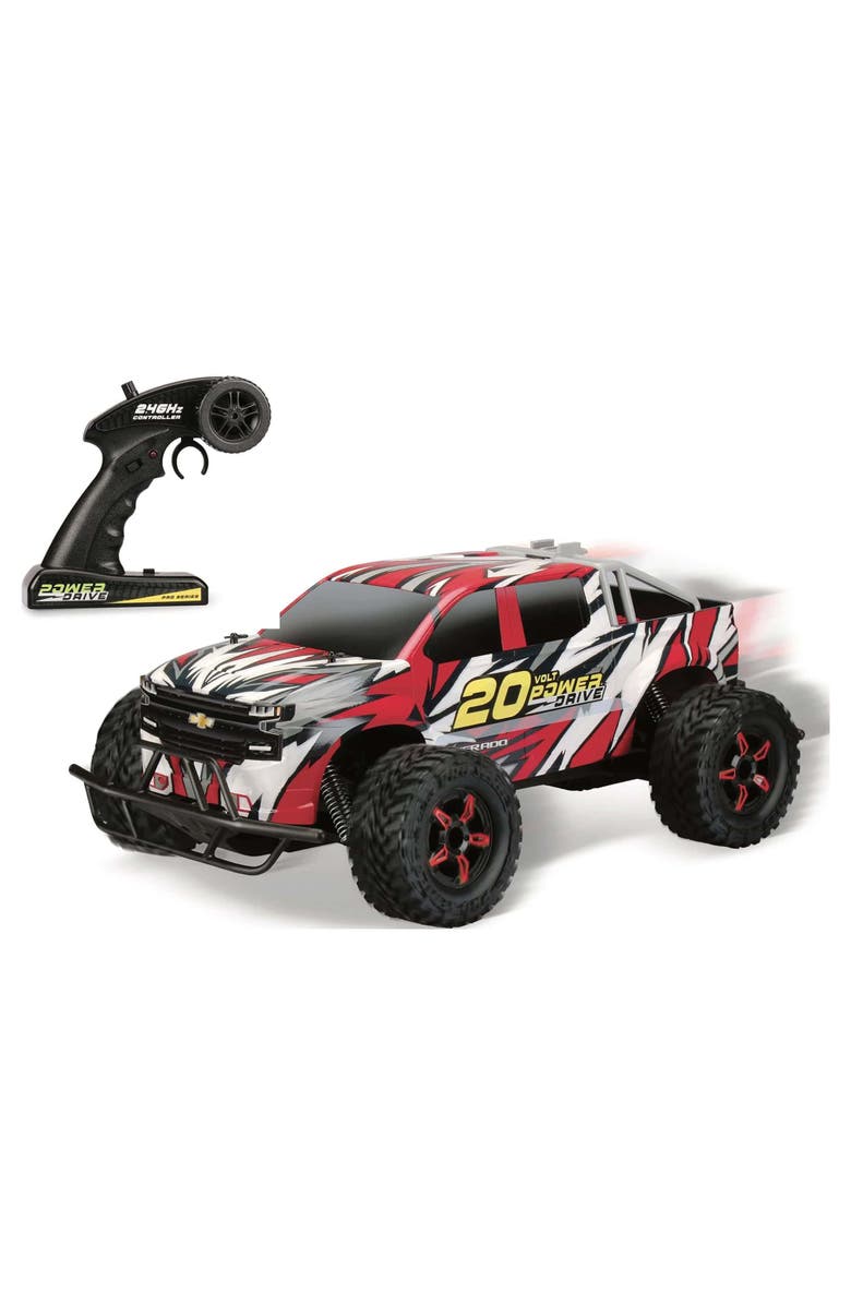 Kid Galaxy 20V Power Drive High Speed Silverado R/C Truck, Main, color, Multicolored