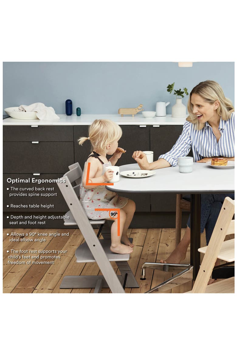 Tripp Trapp® Highchair², Alternate, color, CASHMERE GREY