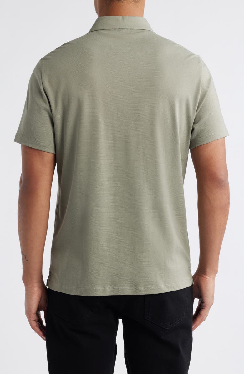 Robert Barakett Northpark Cotton Blend Polo, Alternate, color, Olive