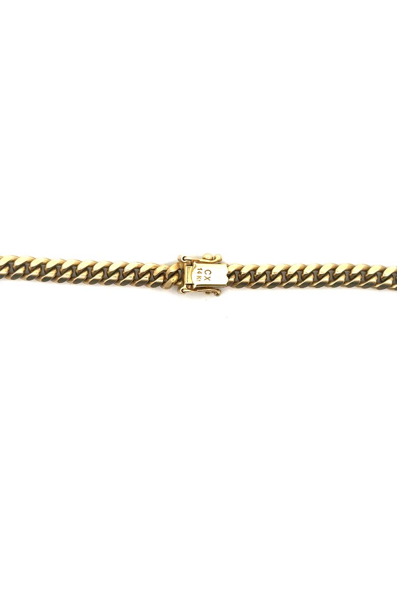 Ancona Jewelry 14K Yellow Gold Miami Cuban Link Necklace 6mm 26 Inch, Alternate, color, Yellow