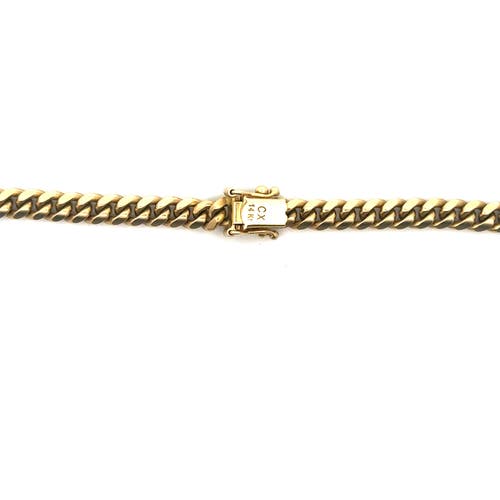 Ancona Jewelry 14k Yellow Gold Miami Cuban Link Necklace 6mm 26 Inch In Yellow