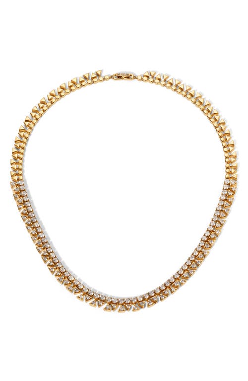 Nadri Twilight Pave & Curb Chain Link Bracelet In 18k Gold Plated In Gold