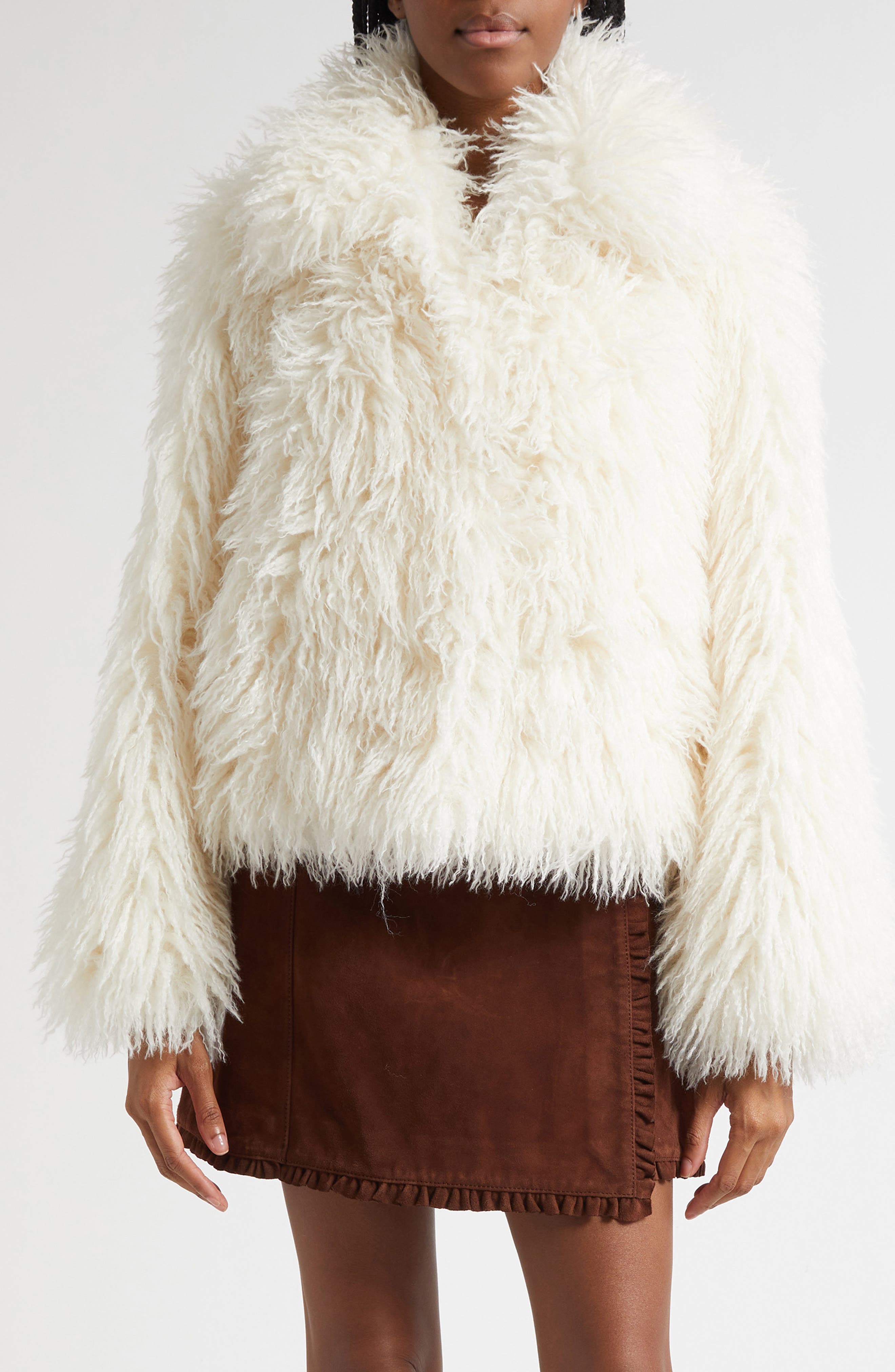 Geraldine Faux Fur Coat