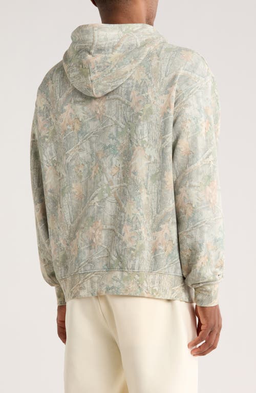 Museum Of Peace And Quiet Museum Of Peace & Quiet Embroidered Wordmark Camo Hoodie In Multi