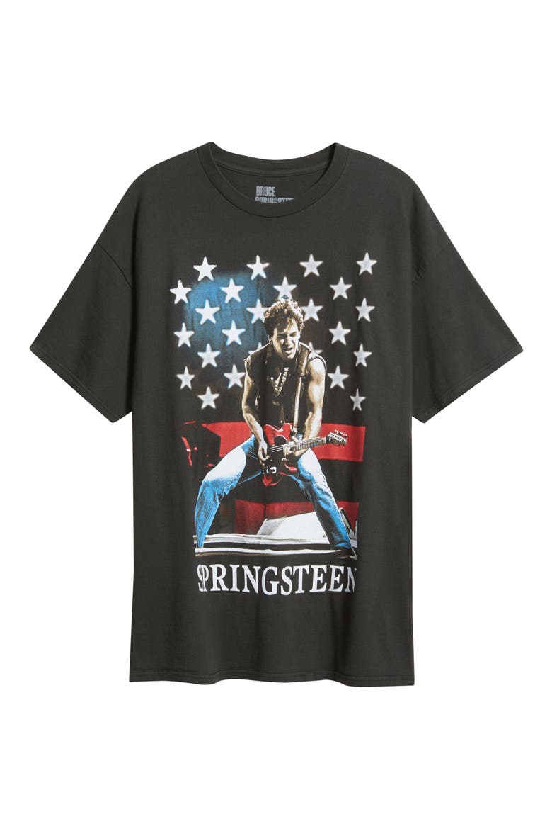 Springsteen Cotton Graphic T-Shirt, Alternate, color, BLACK