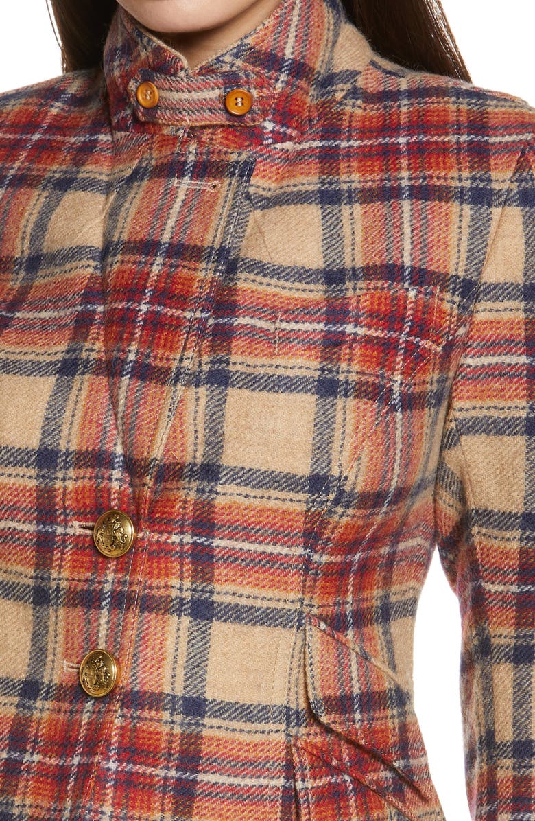 Smythe Plaid Wool Hunting Blazer, Alternate, color, 
