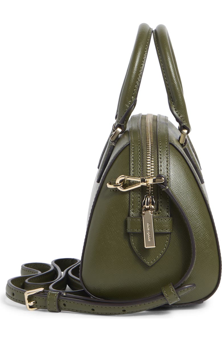 Kate Spade New York madison saffiano leather small satchel, Alternate, color, Seaweed