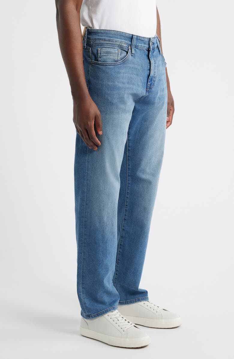 Mavi Jeans Matt Relaxed Straight Leg Jeans, Alternate, color, Light Blue Williamsburg