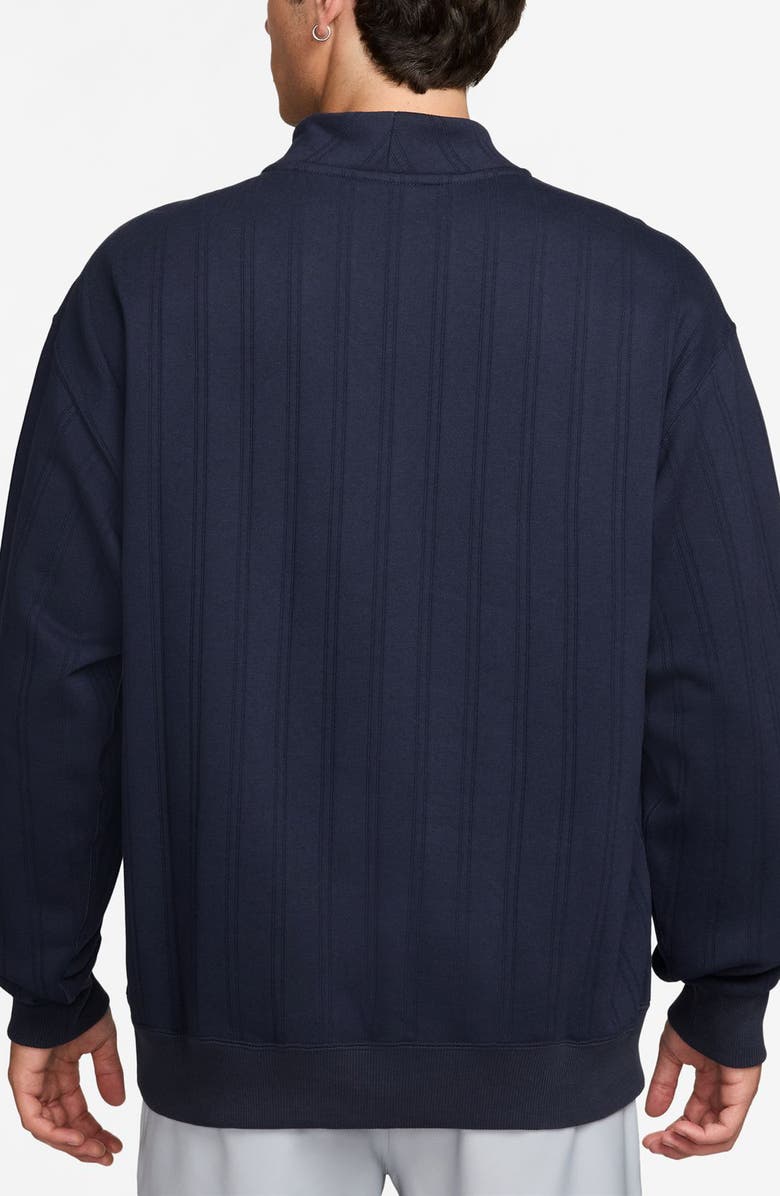 Nike Therma-FIT Half-Zip Sweatshirt, Alternate, color, College Navy/ Limestone