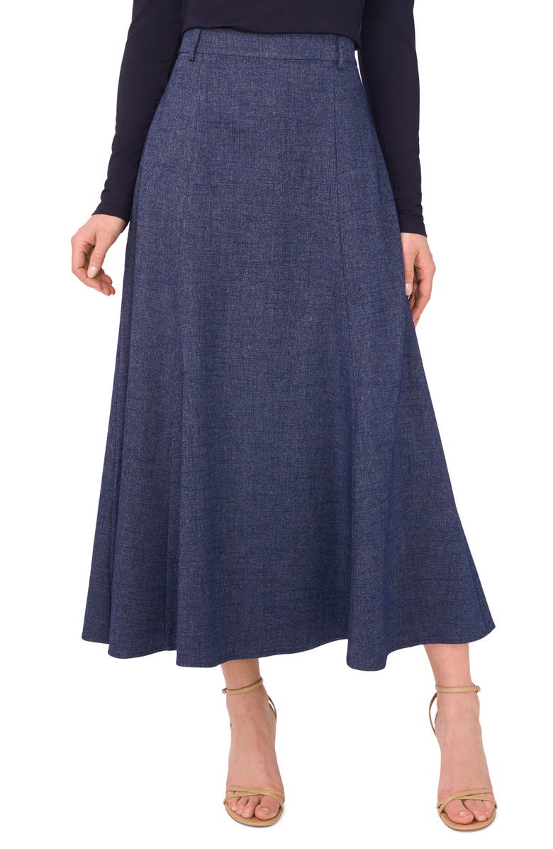 Halogen<sup>®</sup> Panelled A-Line Maxi Skirt, Main, color,