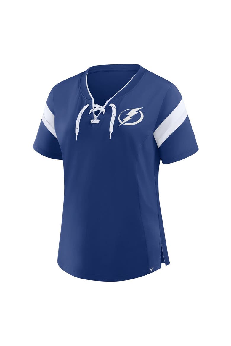 Women's Fanatics Blue Tampa Bay Lightning Offside Athena T-Shirt, Alternate, color, Blue