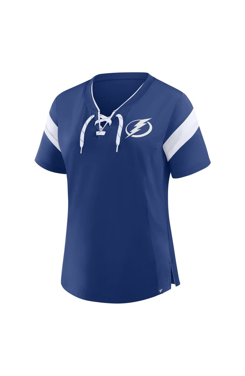 FANATICS Women's Fanatics Blue Tampa Bay Lightning Offside Athena T-Shirt, Alternate, color, Blue