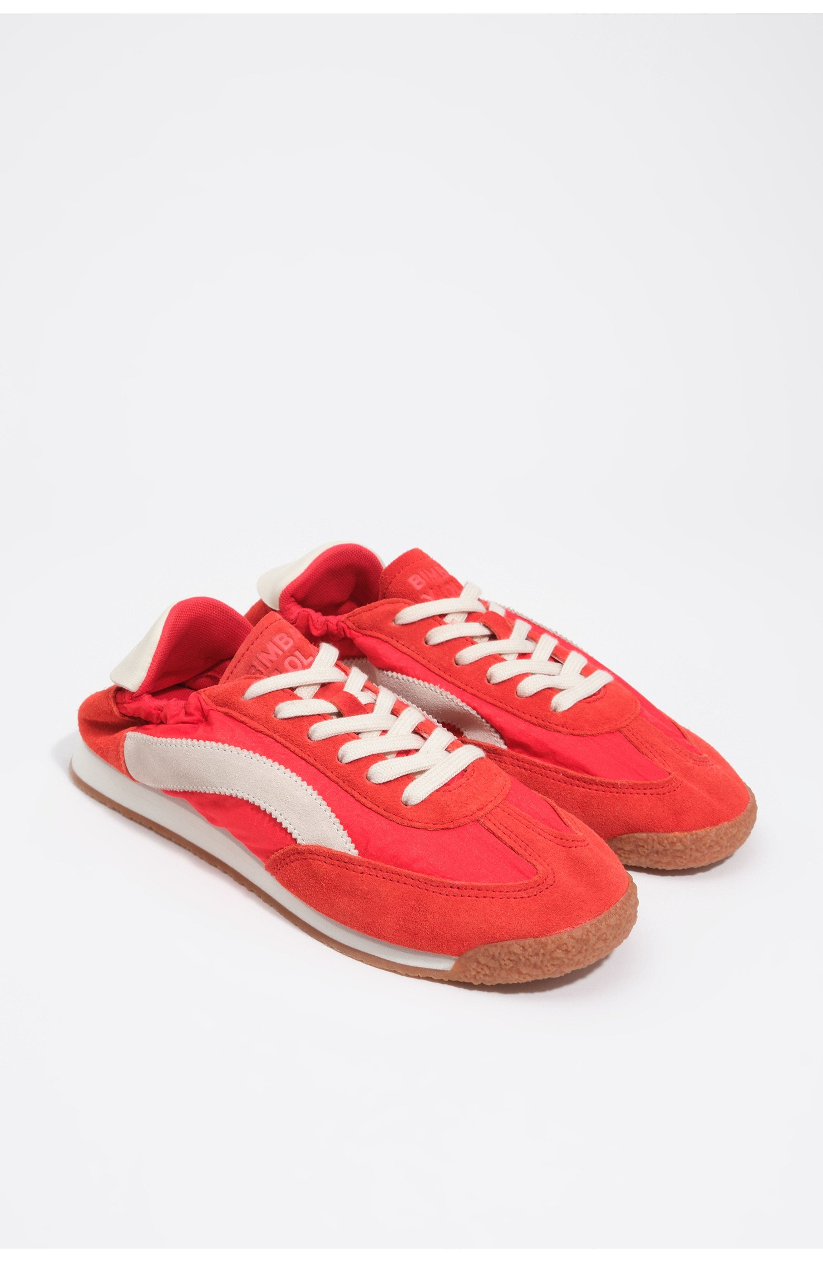 Suede Nylon 13 06 Sneaker, Alternate, color, RED