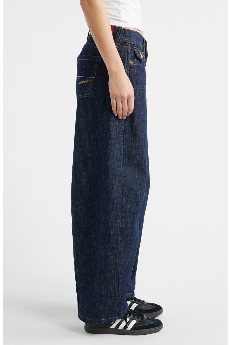 Kayla Cocoon Jeans, Alternate, color, RINSE