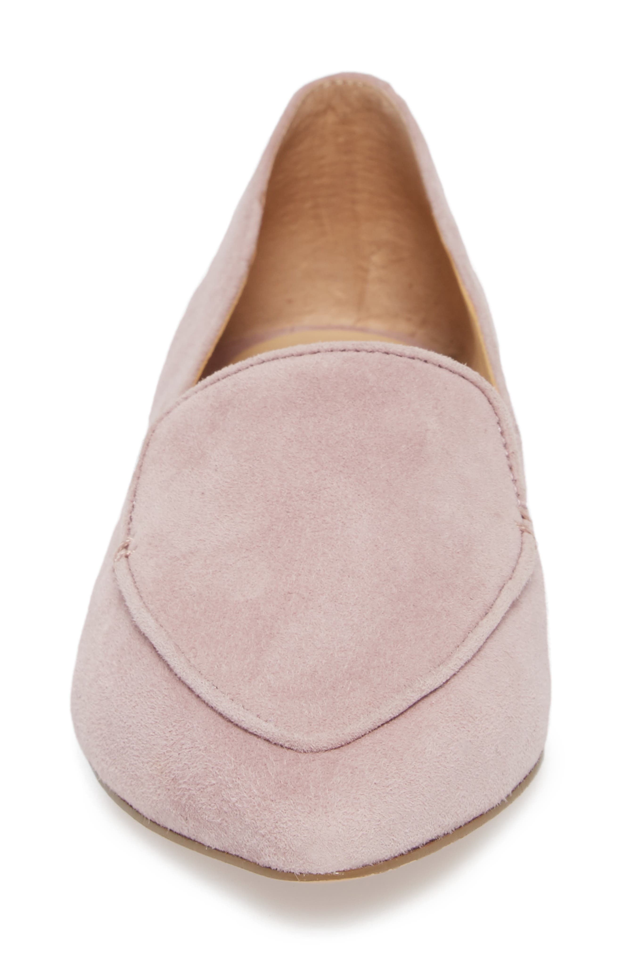 'Cammila' Pointy Toe Loafer, Alternate, color, LAVENDER
