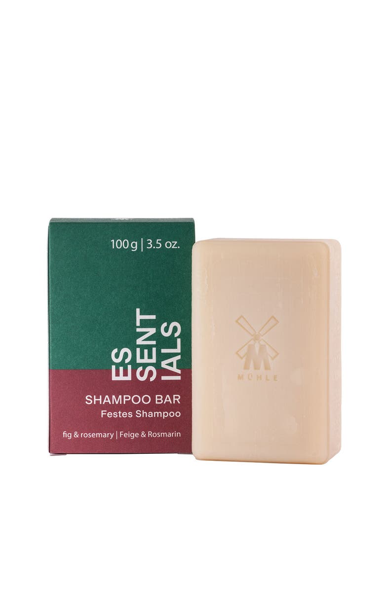 MÜHLE Essentials Fig & Rosemary Shampoo Bar, Main, color, Ivory