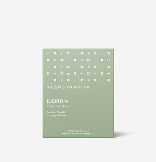 Skandinavisk Fjord Scented Candle 200g In Green
