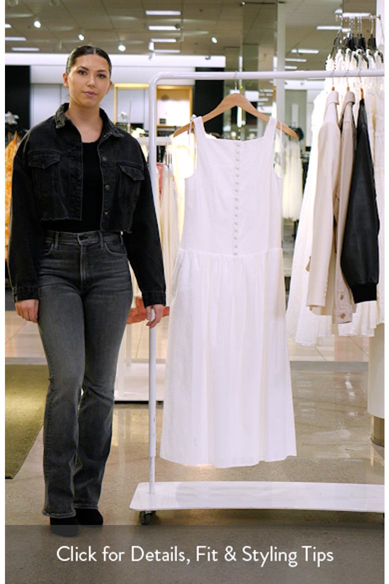 Eve Eyelet Embroidery A-Line Midi Dress video