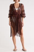 Vince Camuto Mesh Net Ruana