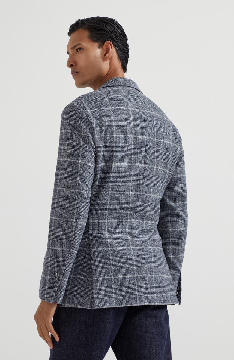 Brunello Cucinelli Deconstructed Cavallo blazer, Alternate, color, Denim