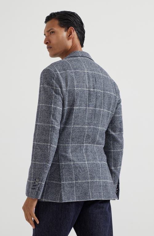 Brunello Cucinelli Deconstructed Cavallo Blazer In Gray