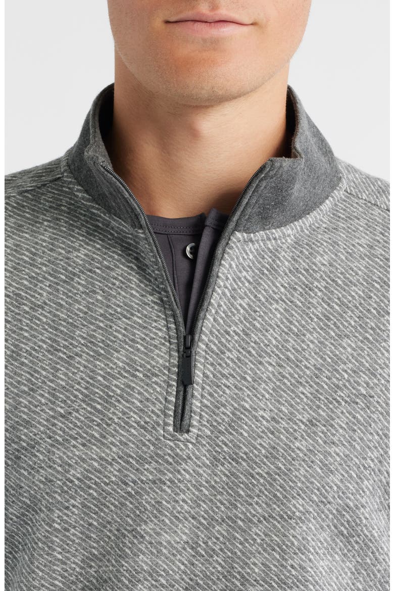 Cedro Quarter Zip Pullover, Alternate, color, GREY
