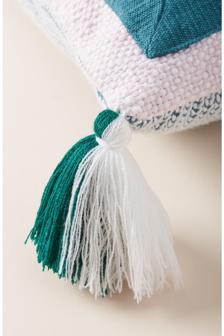 Anthropologie Pacey Tassel Accent Pillow, Alternate, color, LILAC