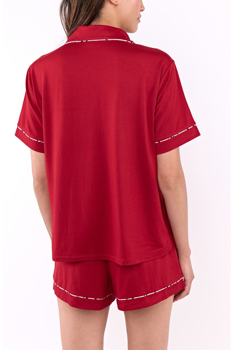Brenna 3-Piece Pajama Set, Alternate, color, LIPSTICK