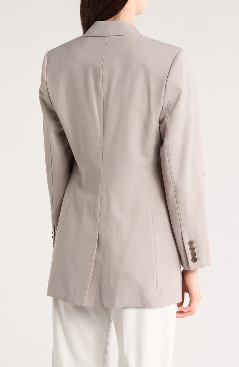 Derek Lam 10 Crosby Nico Single Breasted Jacket, Alternate, color, French Grey