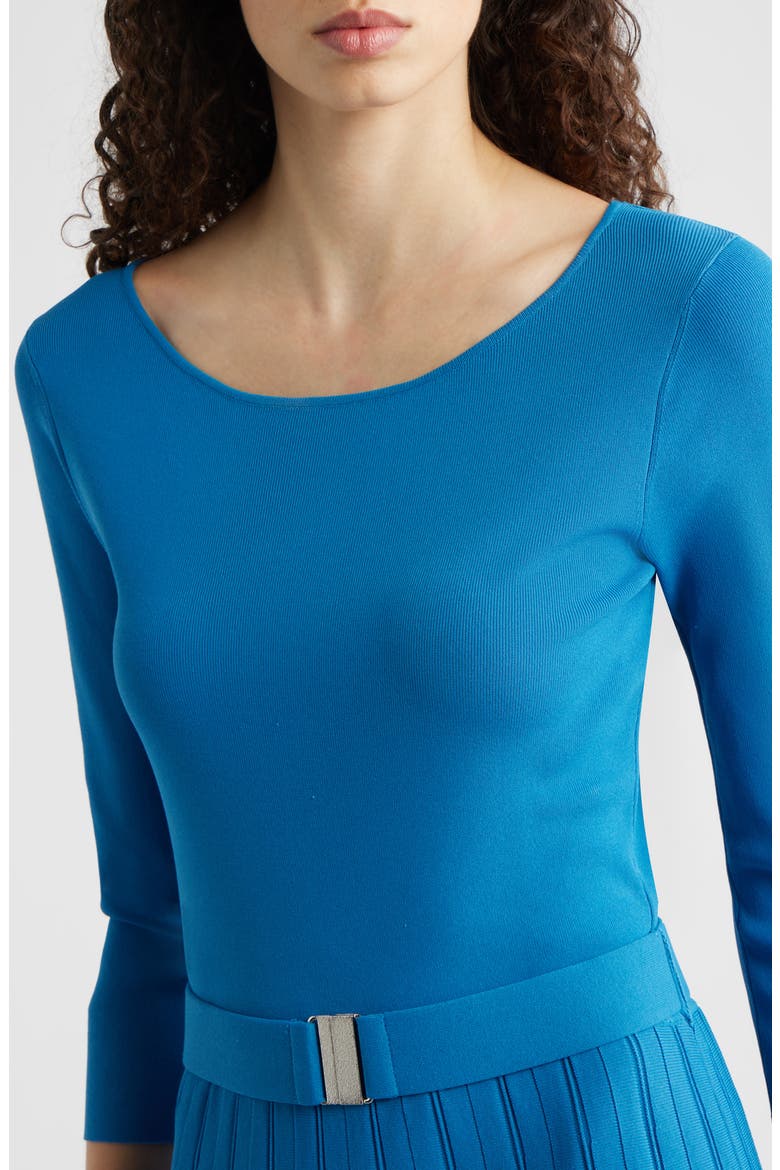 The Sumner Sweater Dress, Alternate, color, BLUE PALACE